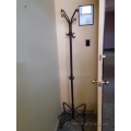 Portis 8 Hook Coat Tree Rack with Additional Purse Hooks